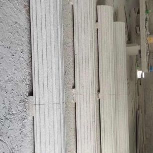 重庆 花岗岩厂家带你看白麻花岗岩门楼大柱柱皮