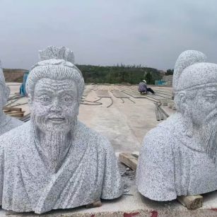 重庆 白麻花岗岩石材人物立体雕刻