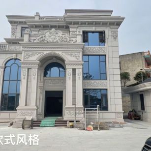 重庆 白麻花岗岩别墅外墙干挂