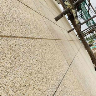 重庆 黄金麻花岗岩荔枝面外墙干挂石材效果示例