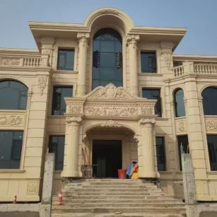 重庆 黄金麻花岗岩别墅外墙干挂