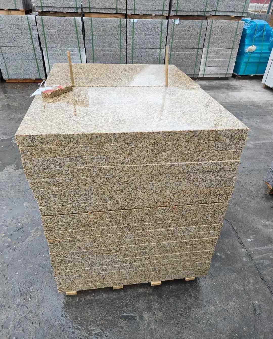 重庆 湖北黄金麻花岗岩石材荔枝面外墙石材