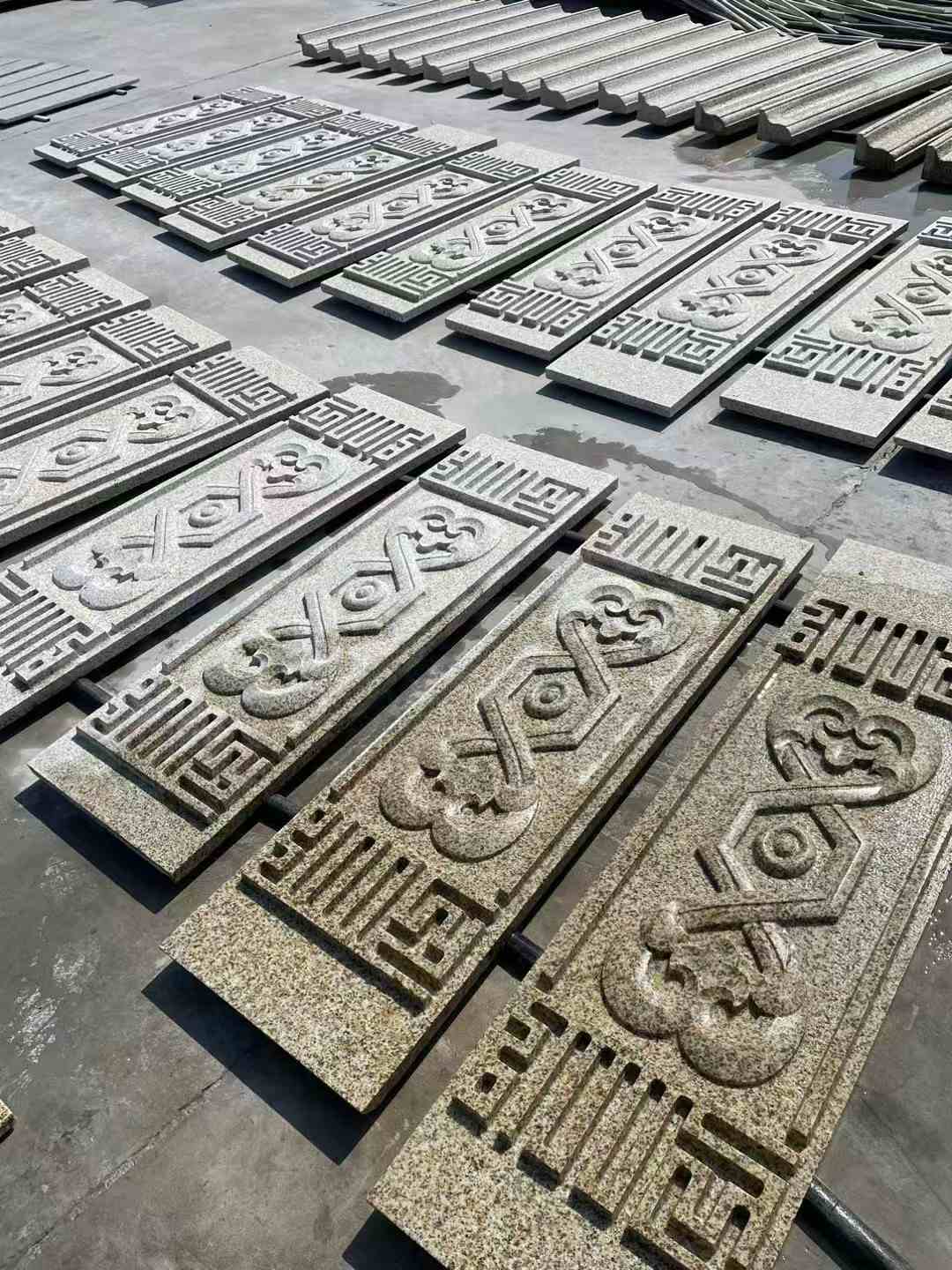 重庆 黄金麻花岗岩外墙雕刻板