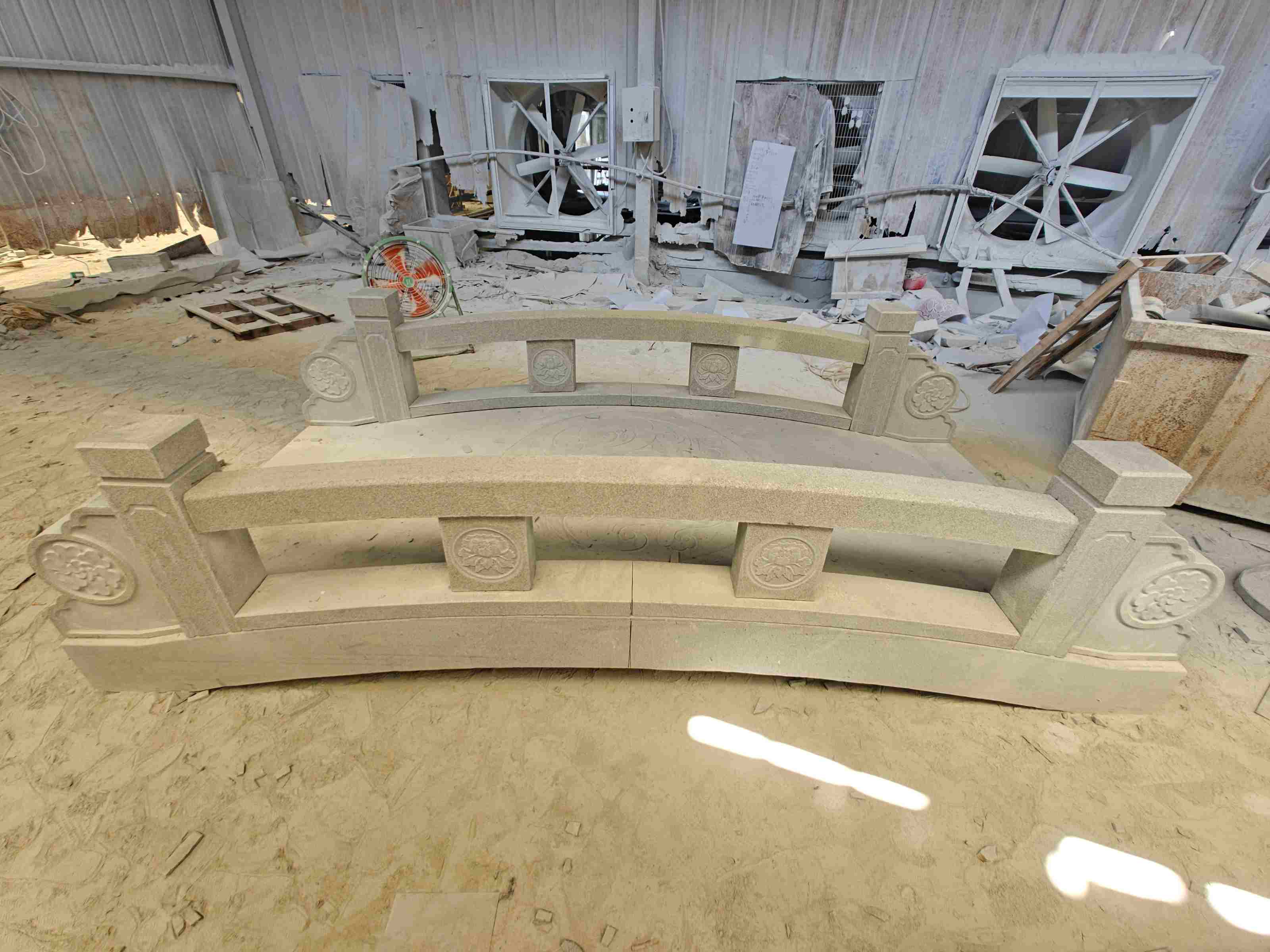 重庆 芝麻灰花岗岩异形加工-拱桥，石桥