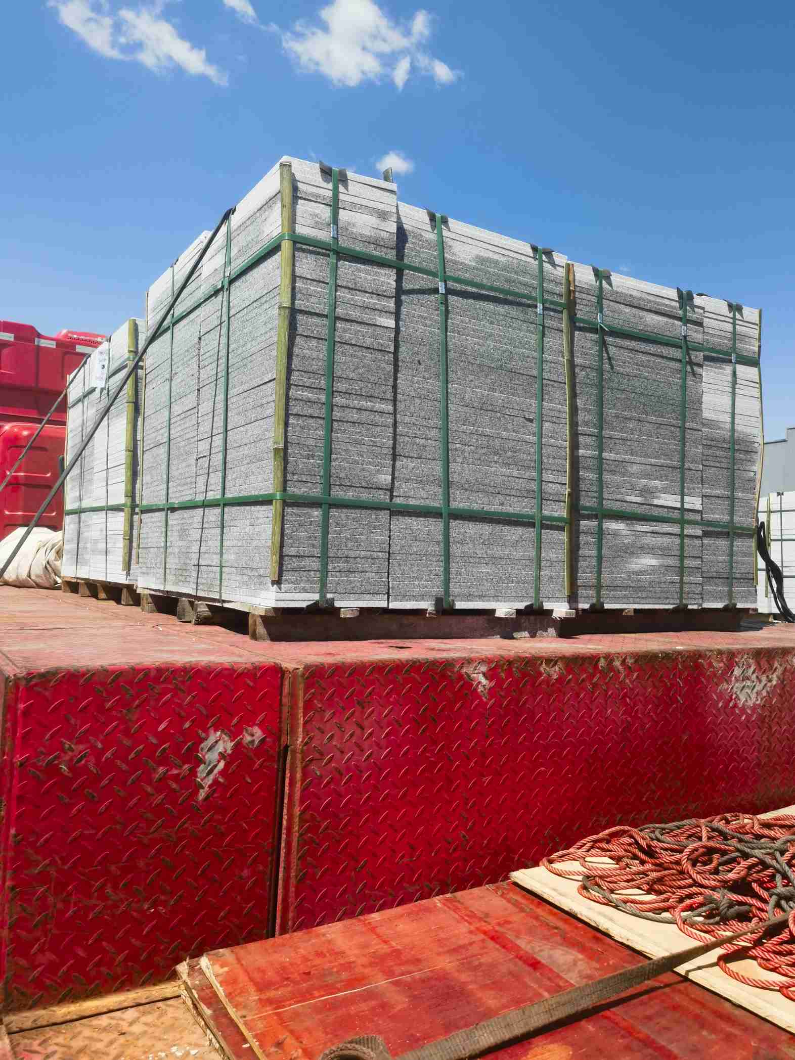 重庆 芝麻白火烧规格板地铺石300*600/600*600