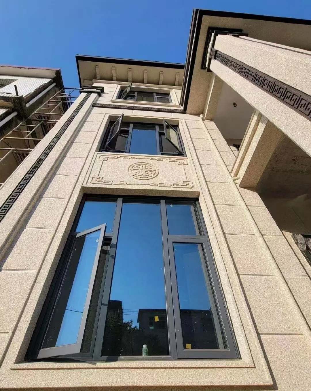 重庆 黄金麻荔枝面别墅外墙干挂效果展示