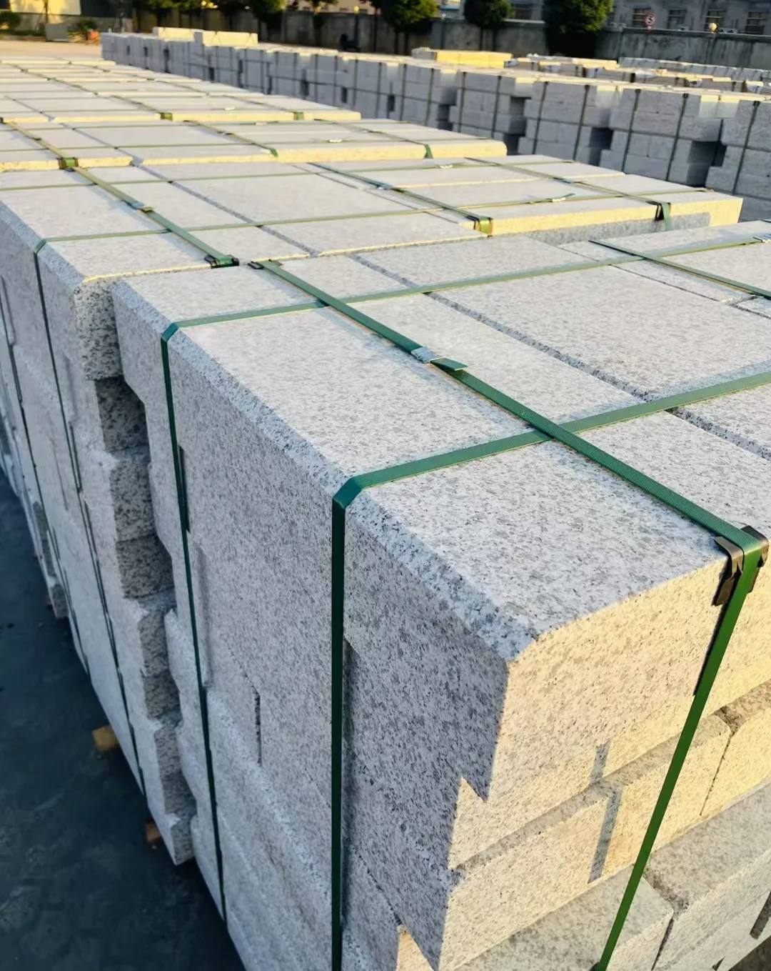 重庆 白麻花岗岩路沿石，马路牙子，路缘石，平石，立缘石等