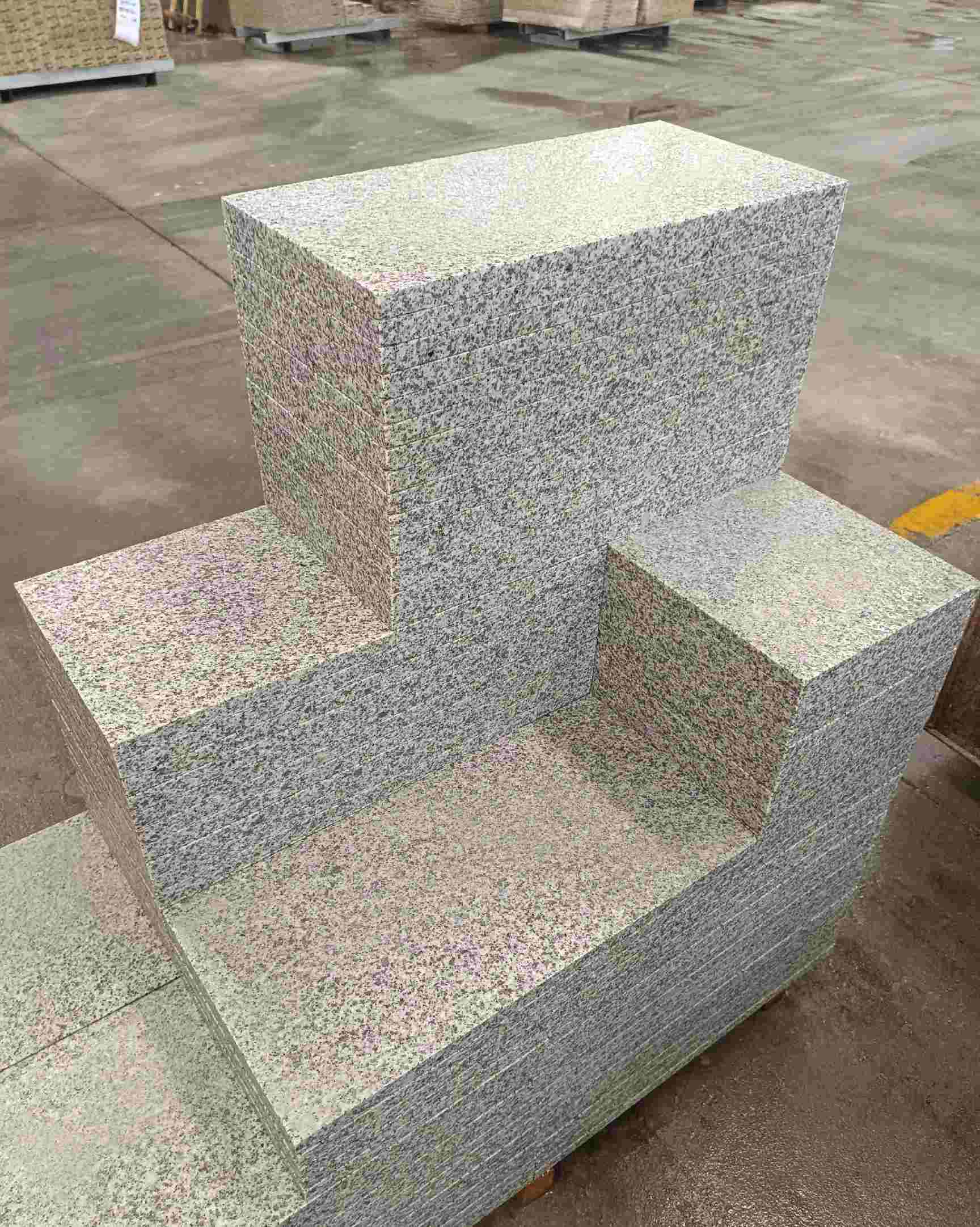 重庆 白麻花岗岩荔枝面地铺石